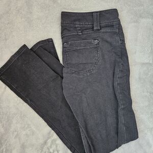 Rewind Women's Black Straight Leg Soft Jeggings